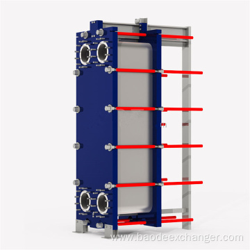 New design gasket titanium plate heat exchanger